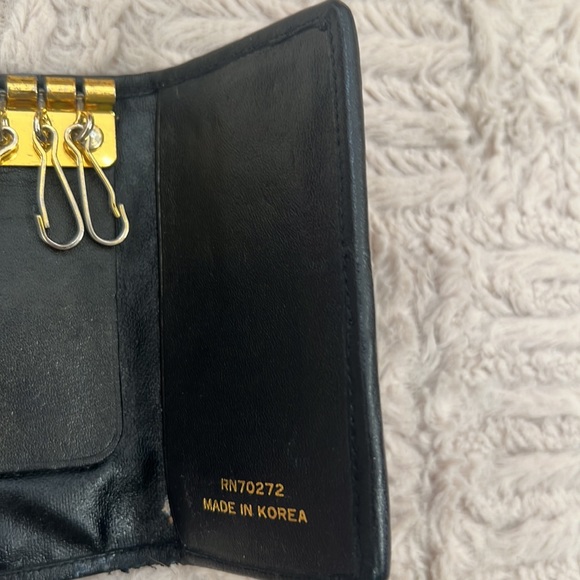 Vintage Liz Claiborne key wallet black - Picture 10 of 16